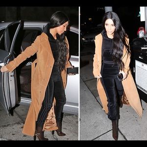 💎 Genuine suede trench coat mint condition 💎